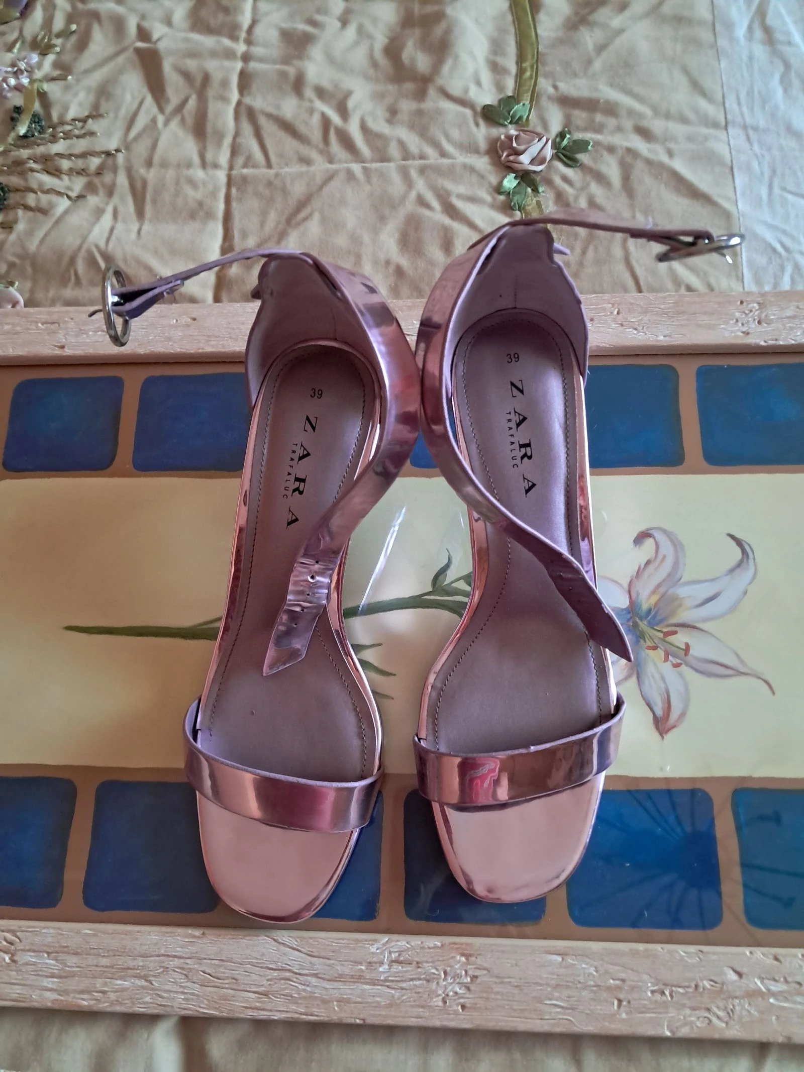 Sandalias tacón de mujer